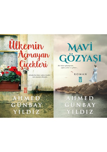 Ülkemin Açmayan Çiçekleri - Mavi Gözyaşı - Ahmed Günbay Yıldız - 2 Kitap Set