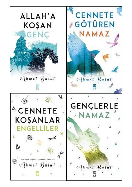 Ahmet Bulut 4 Kitap Set (Allah'a Koşan Genç+Cennete Götüren Namaz+Cennete Koşanlar Engelliler+Gençlerle Namaz)