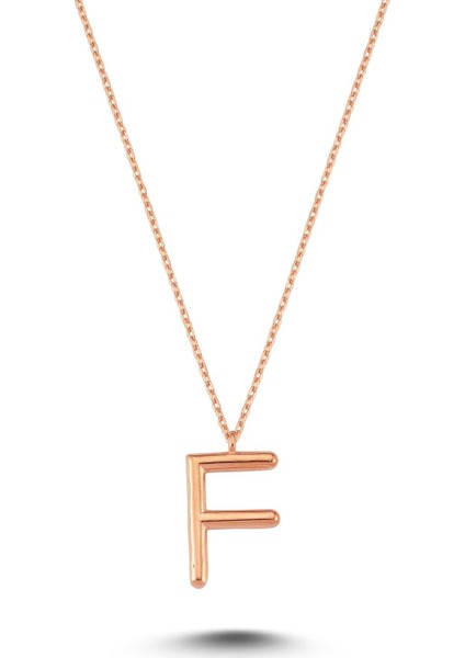 Harfli Gümüş Kolye Rose - Z Harfi - Standart - ALV006-2065