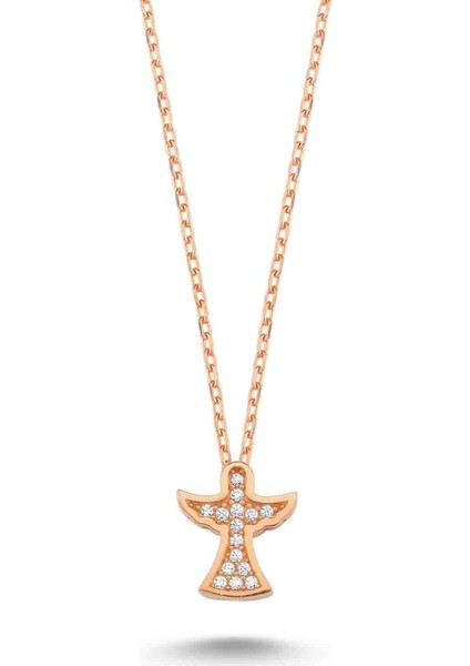 Swarovski Melek Kolye - Rose - Standart - YNC13575-321
