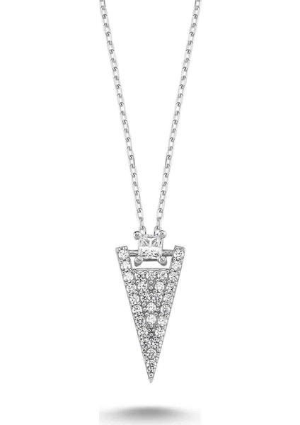 Swarovski Ters Piramit Kolye 2
