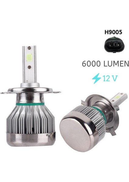 SpaceLed Far Ampulü - 9005 -3000LMX2 -30W - Buz Mavisi - 12V/ LAAM703