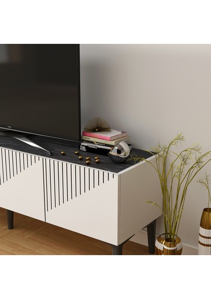 Draw Tv Ünitesi Beyaz-Royalmermer