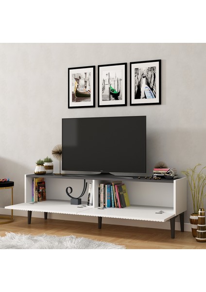 Draw Tv Ünitesi Beyaz-Royalmermer