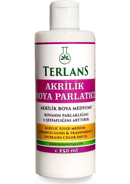 Akrilik Boya Parlatıcı Acrylic Gloss Medium 250 ml