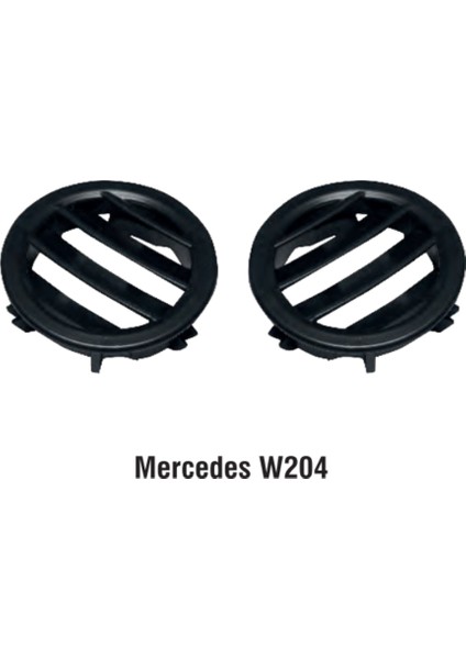 Mercedes W204 C250 2011 - 2015 Sağ ve Sol Klima Izgara Kapağı