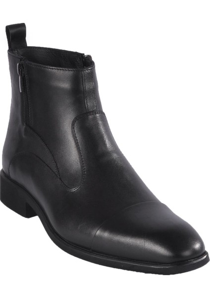 2173 Siyah Erkek Hakiki Deri Bot