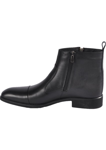 2173 Siyah Erkek Hakiki Deri Bot modelleri