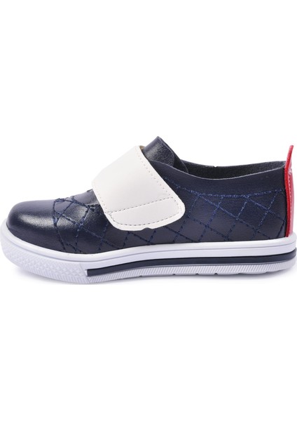 21K01 Lacivert-Beyaz Bebek Ayakkabı modelleri