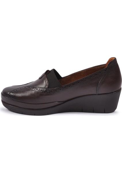 888 Kahve Kadın Hakiki Deri Günlük Ayakkabı modelleri