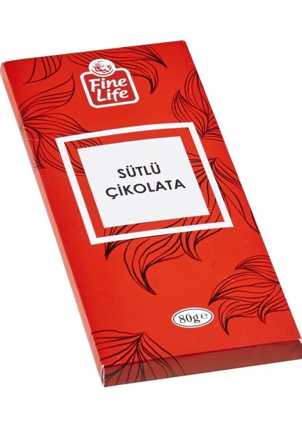 Sütlü Çikolata 80 gr - 10 Adet