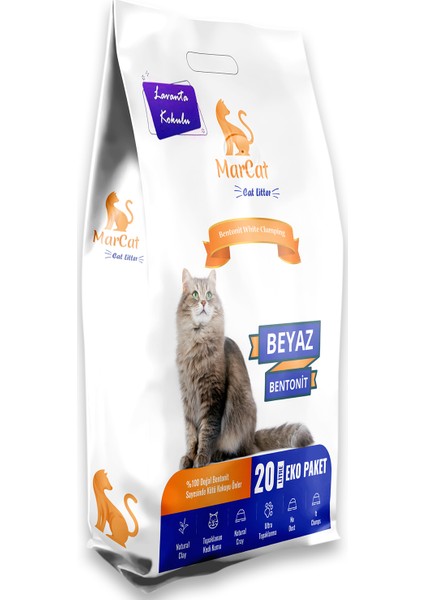 Kedi Kumu Lavanta Kokulu 20 lt