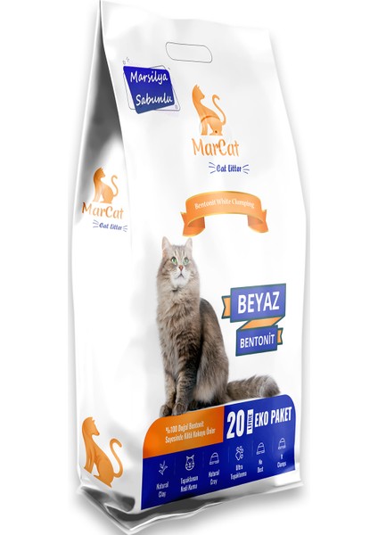 Kedi Kumu Marsilya Sabunlu 20 lt