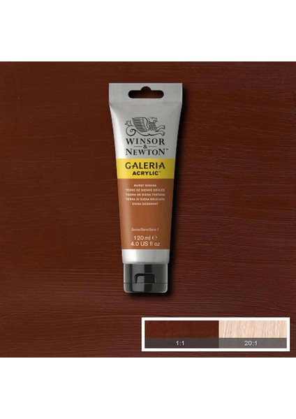 Galeria Akrilik Boya 120 ml Burnt Sienna Opaque