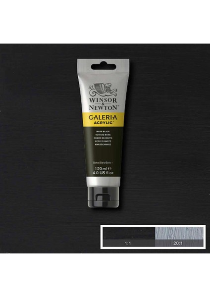 Galeria Akrilik Boya 120 ml Mars Black 386