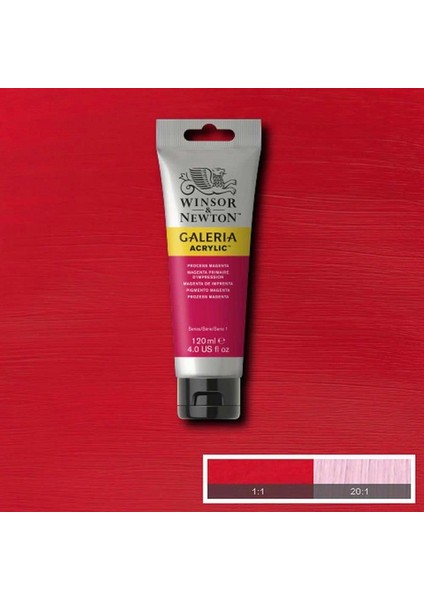 Galeria Akrilik Boya 120 ml Permanent Rose