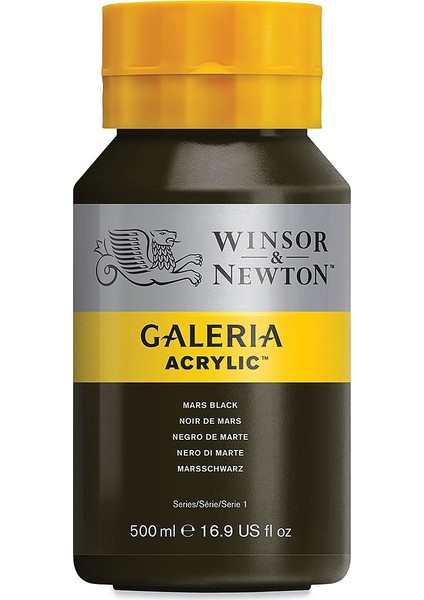 Galeria Akrilik Boya 500 ml Mars Black 386