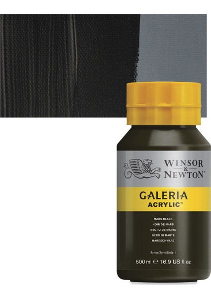 Galeria Akrilik Boya 500 ml Mars Black 386