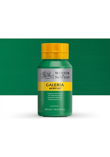 Galeria Akrilik Boya 500 ml Permanent Green Middle 484
