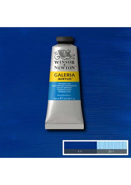 Galeria Akrilik Boya 60 ml Process Cyan 535