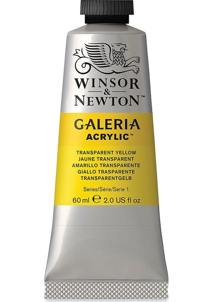 Galeria Akrilik Boya 60 ml Transparent Yellow 653