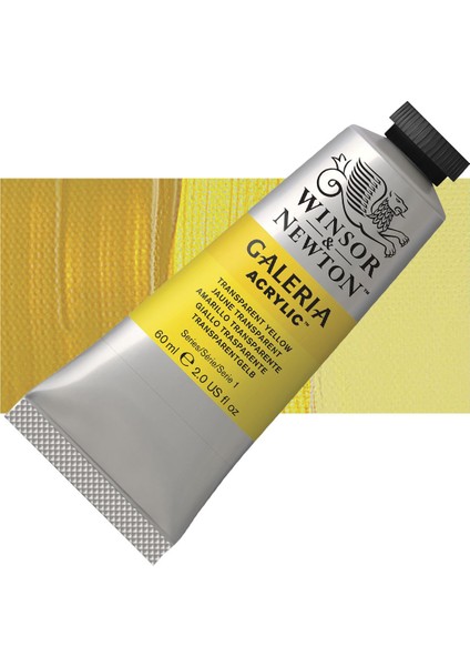 Galeria Akrilik Boya 60 ml Transparent Yellow 653