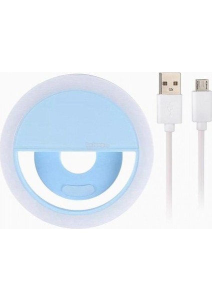 Selfie Işığı Ring Light LED Flash Light Taşınabilir Ledli Işık