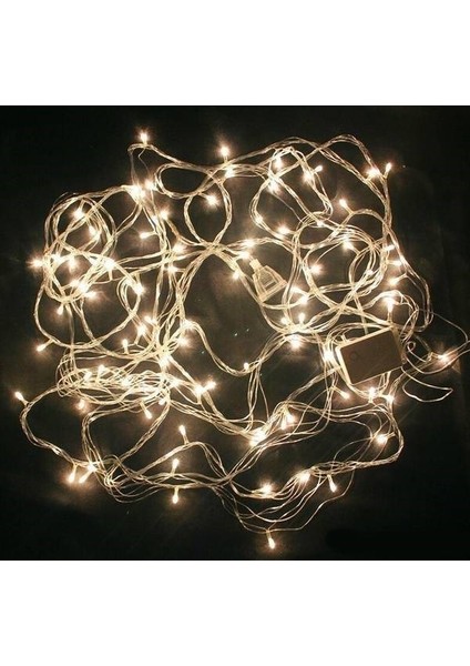 10 Metre 100 LED Beyaz Renk Süs Işık
