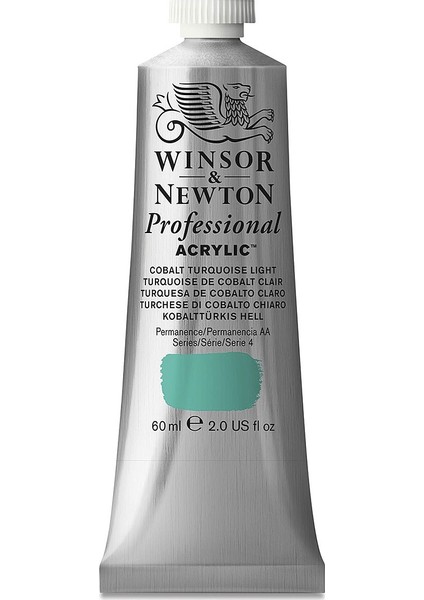 Professional Akrilik Boya 60 ml Cobalt Turquoise Light 190 S.4
