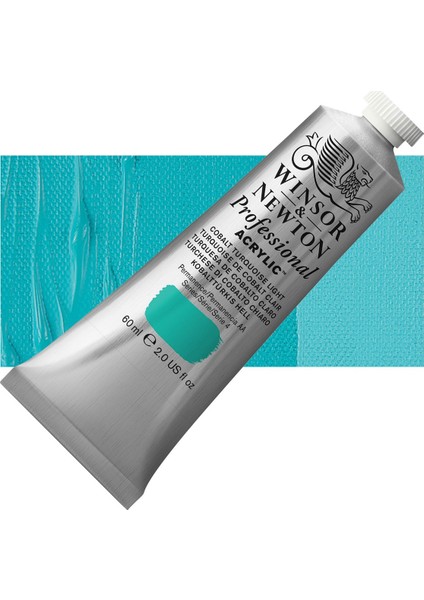 Professional Akrilik Boya 60 ml Cobalt Turquoise Light 190 S.4