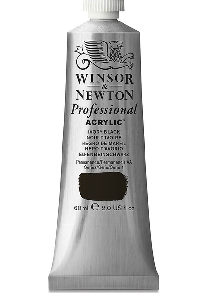 Professional Akrilik Boya 60 ml Ivory Black 331 S.1