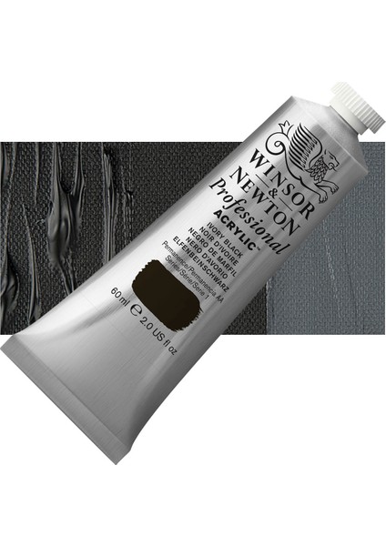 Professional Akrilik Boya 60 ml Ivory Black 331 S.1
