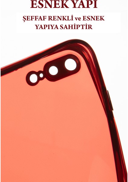 Apple iPhone 6 Kılıf Renkli Şeffaf Exclusive Silikon Kapak Gold fiyatları