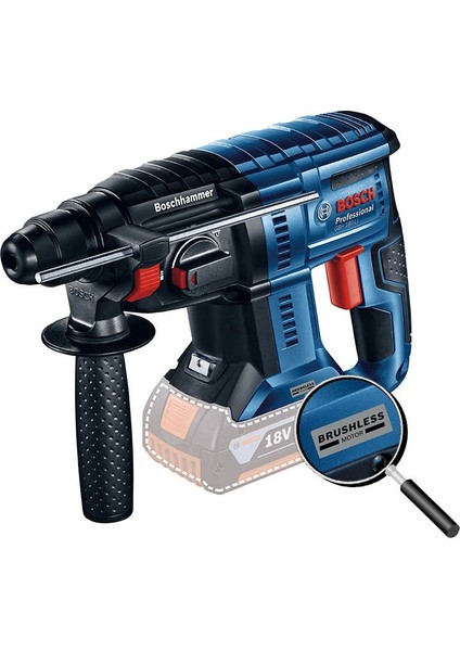 Promix Set Gbh 180-LI Kırıcı Delici +Gsr 18-50 Akülü Vidalama Brushless Motor Kömürsüz 18 V 5,0 Ah Çift Akü modelleri