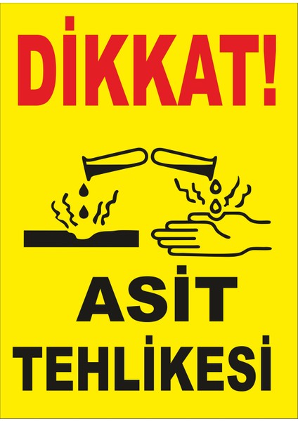 Asit Tehlikesi Levhası
