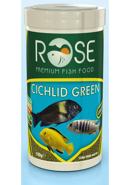 Cichlid Green Granulat 250 ml Tropheus Ciklet Balık Yemi