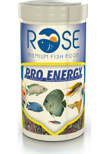 Pro Energy Mix Chips 250 ml Tropikal + Malawi Ciklet + Discus Balık Yemi