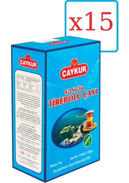 42 Nolu Tirebolu Çayı 500 gr x 15'li