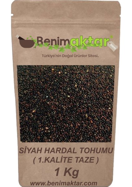 Benimaktar Hardal Tohumu Siyah Yeni Mahsül 1 kg