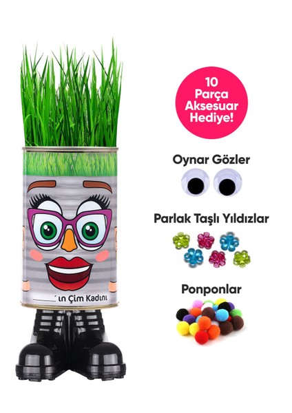 Konserve Adam - Çim Kadın Faaliyeti Seti