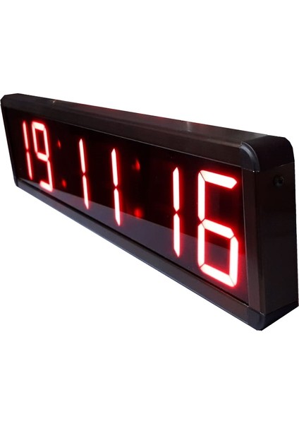 76 mm Displayli Saniyeli Dijital Saat Derece Kasa: 17X50 cm