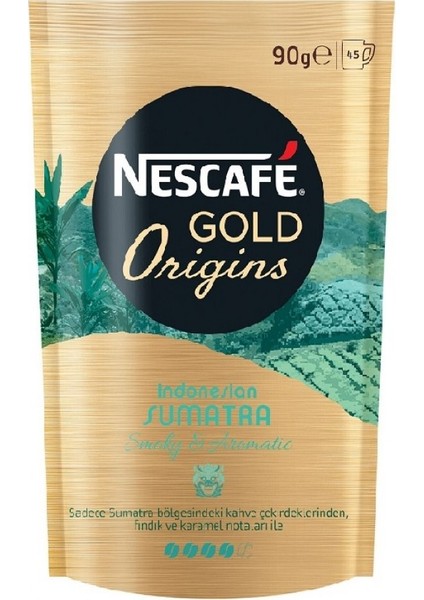 Gold Origins Indonesian Sumatra Çözünebilir Kahve 90 gr