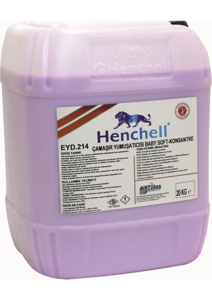 ÇAMAŞIR YUMUŞATICISI - KONSANTRE - BABY SOFT 20 KG modelleri
