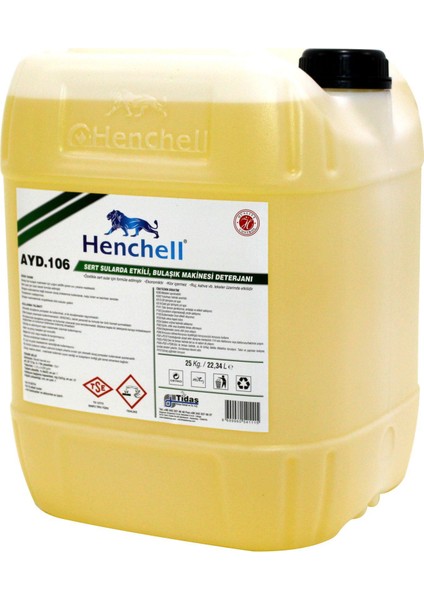 Endüstriyel Bulaşık Makinesi Deterjanı 20L (22,50 KG)