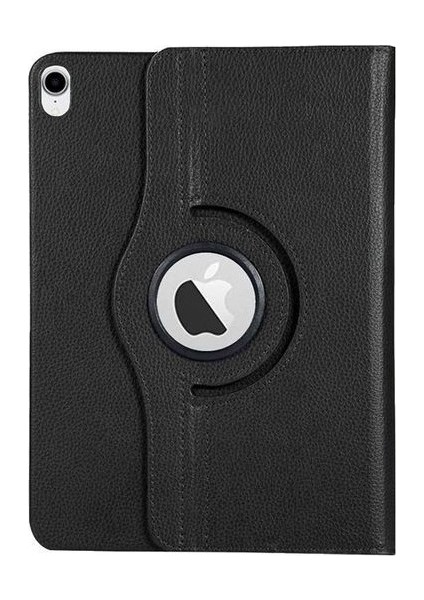 Apple iPad Air 10.9'' 2020 Kılıf Dönebilen Standlı Kapaklı Kılıf + Cam Ekran Koruyucu Siyah