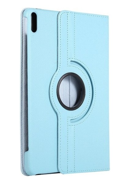 Huawei Matepad 10.4'' Kılıf Dönebilen Standlı Kapaklı Kılıf Mavi