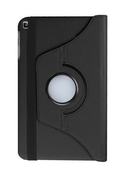 Huawei Matepad T3 10" Kılıf Dönebilen Standlı Kapaklı Kılıf + Cam Ekran Koruyucu Siyah