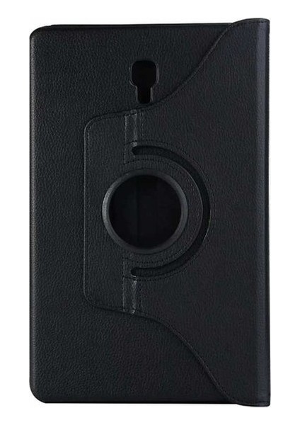 Samsung Galaxy Tab A (T280) Kılıf Dönebilen Standlı Kapaklı Kılıf + Nano Ekran Koruyucu Siyah