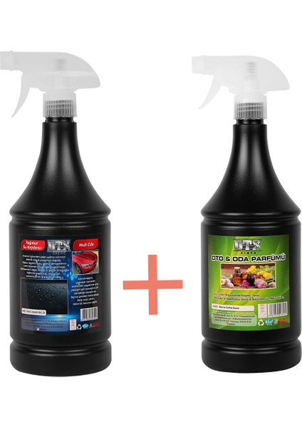 Yağmur Su Kaydırıcı,Hızlı Cila 1lt ( (Oto ve Ortam Parfümü 500 ml )