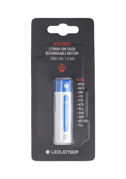 Ledlenser 18650 Pil 3000 Mah